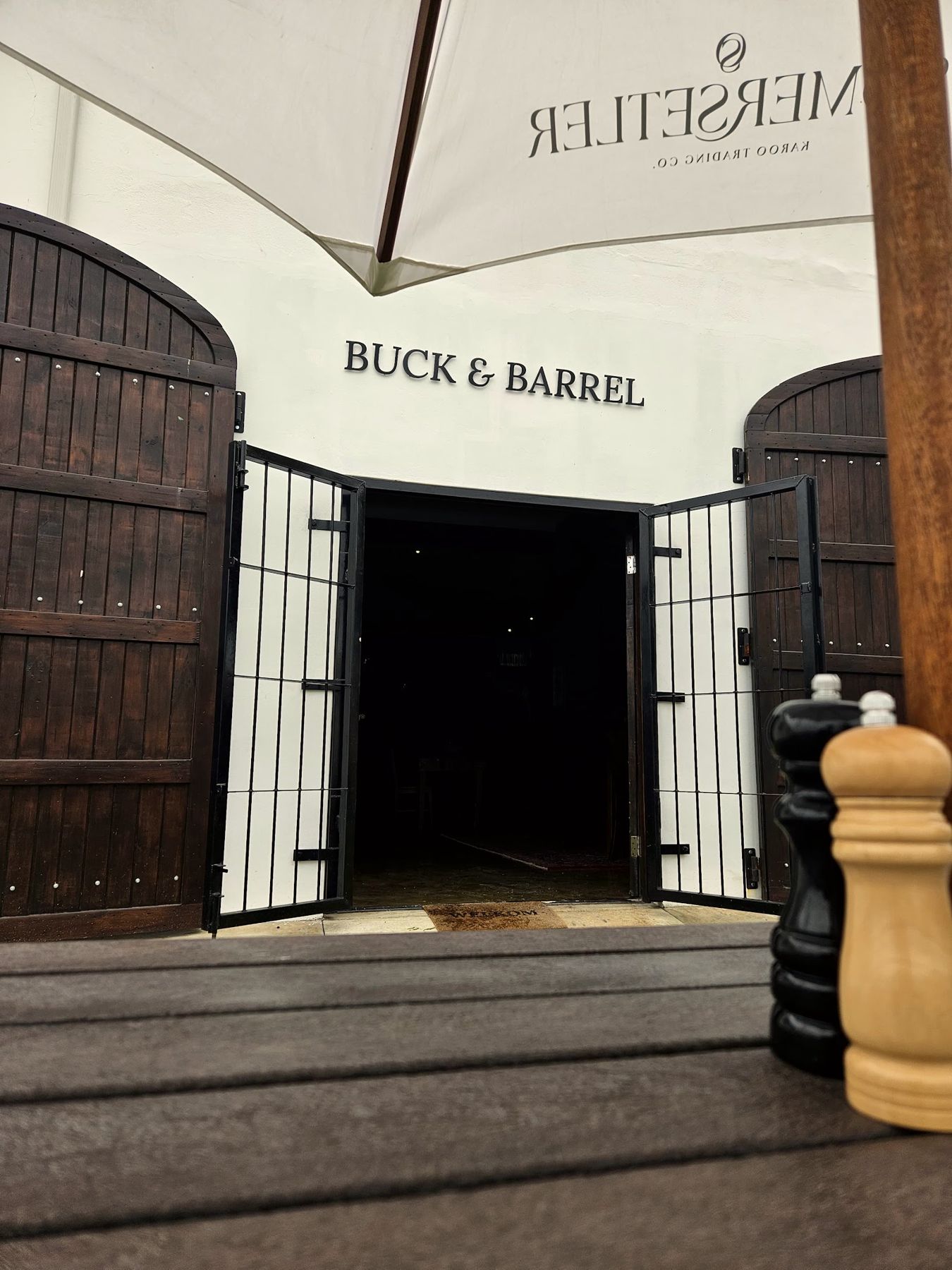 The entrance